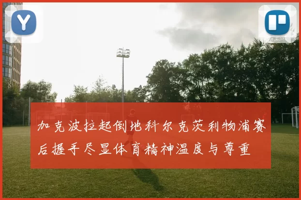 加克波拉起倒地科尔克茨利物浦赛后握手尽显体育精神温度与尊重